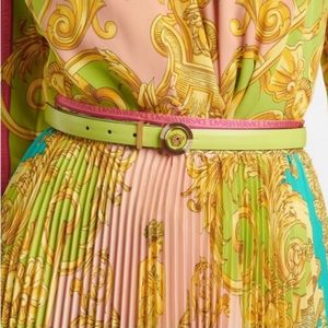 NWOT Versace Citron Green Medusa Belt Sz 80